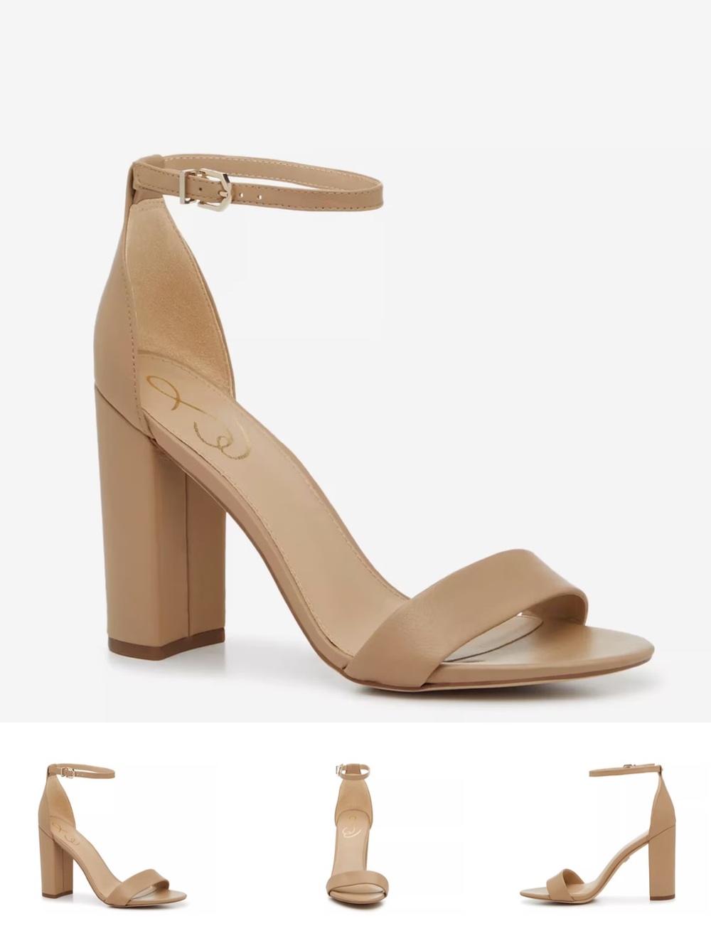 Sam Edelman Yaro Leather Block Heels